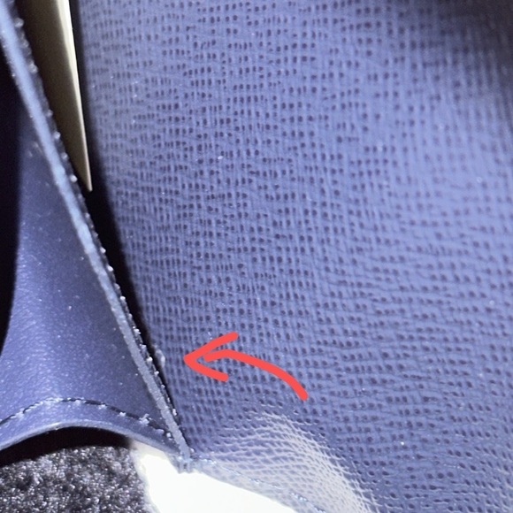 NEW Louis Vuitton Brazza Wallet in Marine Color - Picture 10 of 12